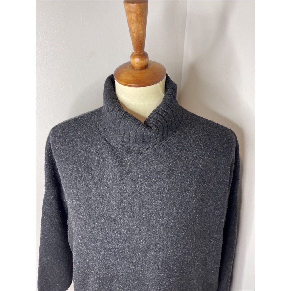 Tuckernuck Pomander Place Black‎ Sparkle Turtleneck Sweater Dress Large L - Picture 6 of 9